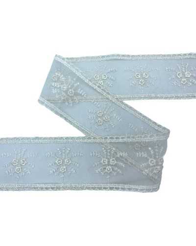Piabement Lace Tulle Lace Traszzo Border Embroidery Flower High 6.5cm