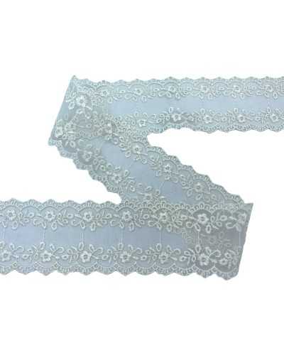 TRASING TRADMINGS TULLE FIORELINI CREMA SCRANADA 4,5 CM