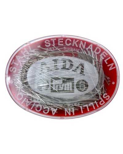 Silver pins Prym Aida steel box 25 grams n.6