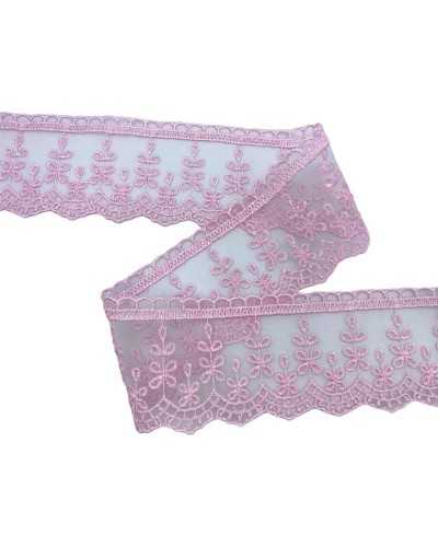 Organza-Trimmstickerei Fiorellini-Stamm-Spitze-Sakotertipp High 6cm