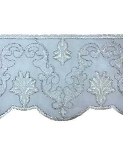 TRIMMINGS DE CORDA TULLE LECHE BLANCA LEAJE BORRADO HOJA REBROODRA COMPLETADA GRALOPOS