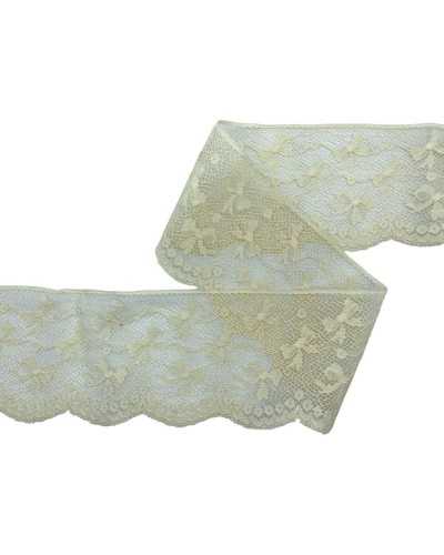 Lace Piabilities Lace VALENCIENNE Embroidery Fiocco Ecrù High CM 9