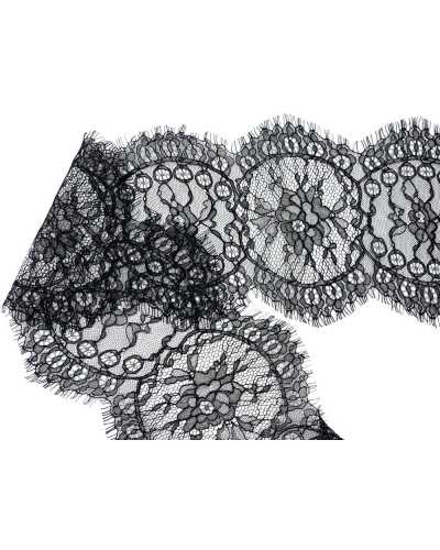 50 cm Tray Tray Lace French Chantilly Black Scrated Tall 15 Cm