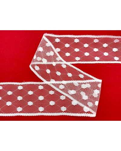 Tablett-Tablett-Brett-Spitze-Spitze-Network-Stickerei-Pois-Hand-Baumwolle High 5cm