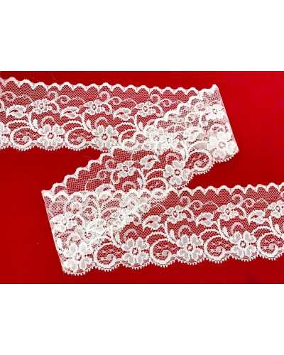 Lace Lace Piabilities Rock Raschel Soft Embroidery Flowers White White High 6.5cm High