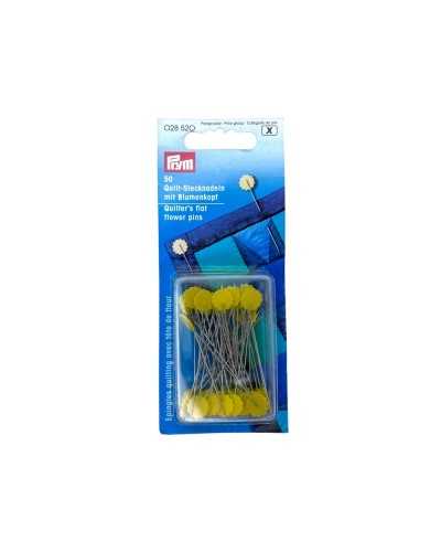 PCS 50x0.60 mm cabeza de cabeza plana espilli para acolchar