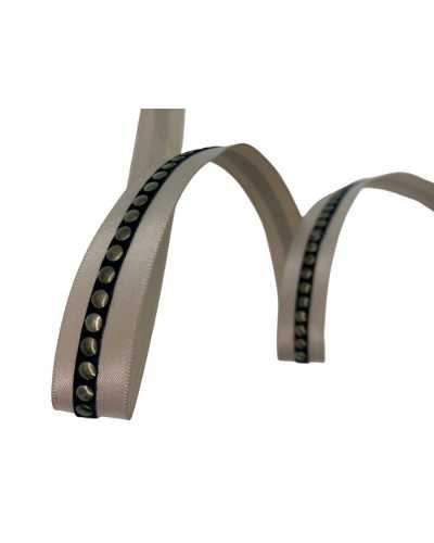 Trunques de plateau 50cm Coin de satin Beige Bochia Or Old Sombre High 1,5cm