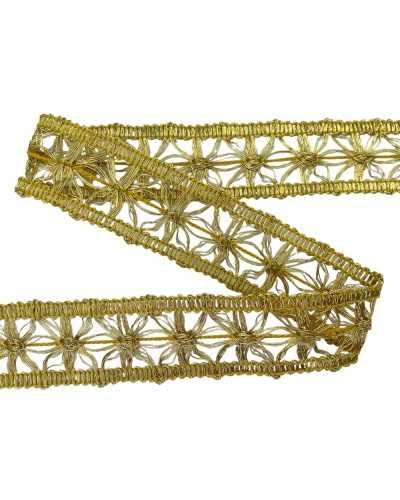 50 cm trimming edge traszzo cover cover metal wire lurex gold high 2.5 cm