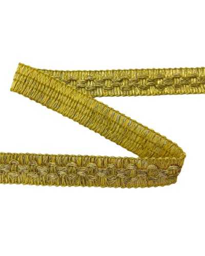 BOORING TRANSMISSING COVERPUNTE YELLOW COTTON LUREX Gold Wire Metallic Lamè High 1.5 cm