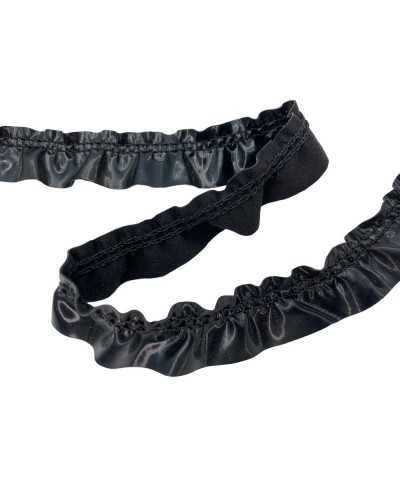 TRASAMANERIA Ruban Ruban Ruban Ruban Ruban Cuir Eco Peinture Noir Noir 2 cm
