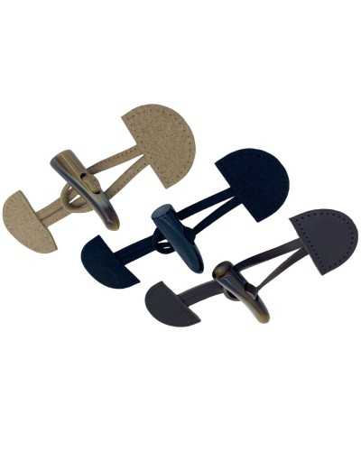Alamaro Horn 5 cm Heftknopf Lederleder 15,5x4,5 cm