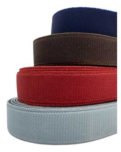 Cinta ceinture Tarifs d'élasticité Jupe à frontière diagonale 1,8 cm de hauteur