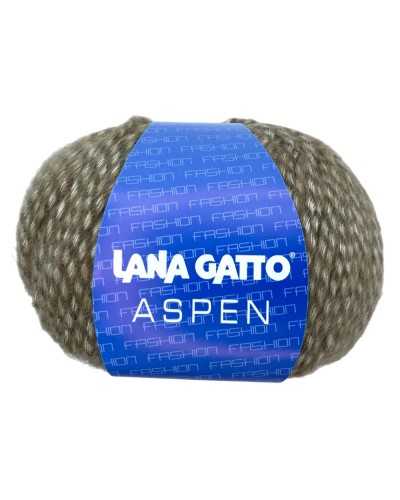 Aspen gato lana desvaneció toleridad tejiendo 50 g 100% de lana pura