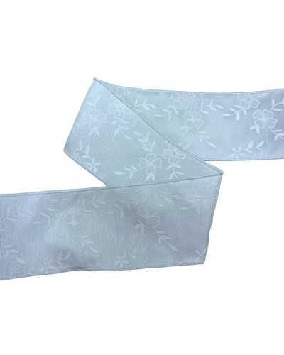 Shantung tape trimmy flowers flocked stained wire modelable soul high 8 cm