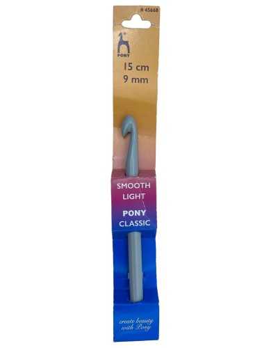 Crochet poney classique en plastique de laine de laine de 15cm de surface durable de surface de travail en douceur à la main MIS