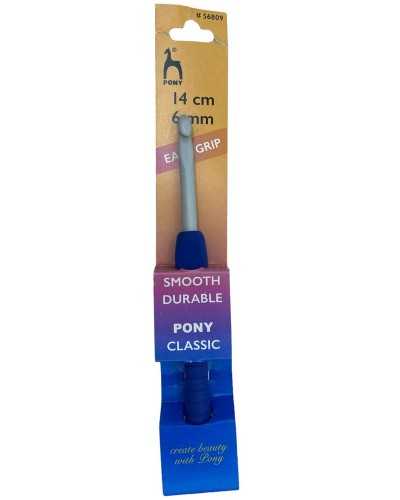 Häkeln Pony Klassische Aluminiumwolle High 14cm Durable ergonomische Griffarbeit Hand MIS 6 mm