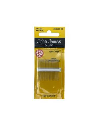 20 sharp sharps sharps sew by hand mis.10 three-star tip john james