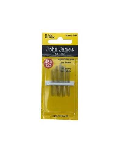 16 Nadeln Klassische Stickerei Hand Maßnahmen 5/10 Drei Sterne Tipp John James High 3.2-4,2 cm