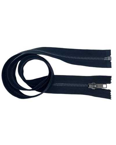 Zipper 1 cursor black metal chain 5 reliable zip 70 cm