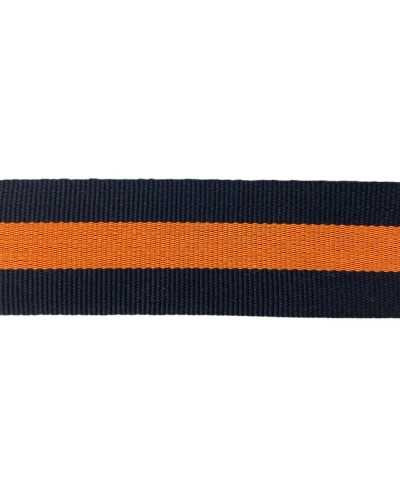 GROS-Korn-Ribbon Trimmer Schwarz-Fluo-Reihe 25 mm hoch