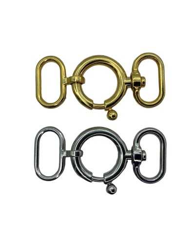Metal Hook Round Bag Car Laborer Fur Jacket 6x3 cm