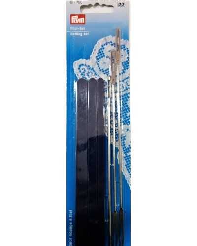 Set per rete filet ricamo a mano prym 