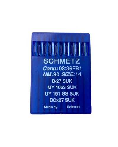10 Needles Schmetz Canu: 03: 36FB1 NM: 90 Size: 14 B27 suk my1023 suk uy 191 gs suk dcx27 suk