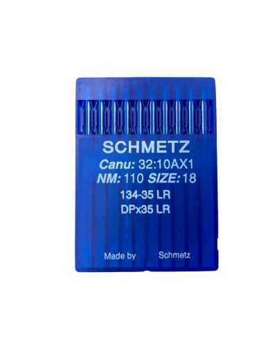 10 Needles Schmetz Machine Size Sew Industrial NM: 110 Size: 18 134-35 LR DPX35 LR