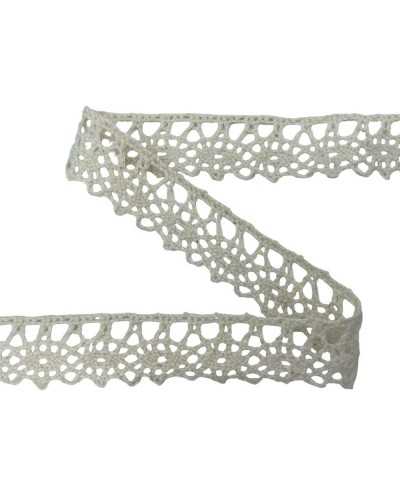 Punta Punta lace lace cotton scalloped 2 cm