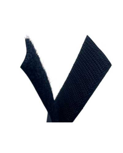 Velcro tape tear slot male soft female sewing black 3 cm high