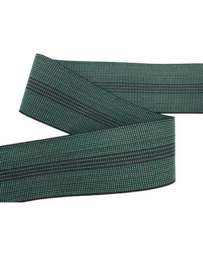 Ruban élastique Sitting Celt Tapisholstery 5 cm Black Green