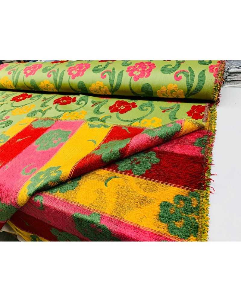 50 Cm Sage Green heavy chenille coordinated upholstery fabric 280 cm high