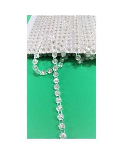 Jewel trimmings rhinestone thread by the meter transparent mm 18