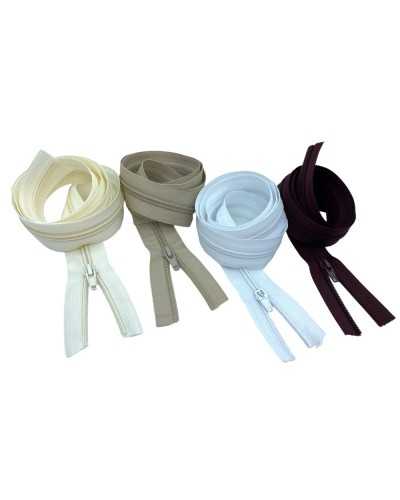 1 MT Cadena de cremallera continua 6 Nylon Footage + Metal Cursor