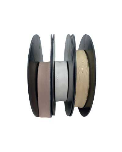 Badmings Badrings Gros Grain Viscose Viscose Bordure à sauteur - Hauteur 2,5 cm