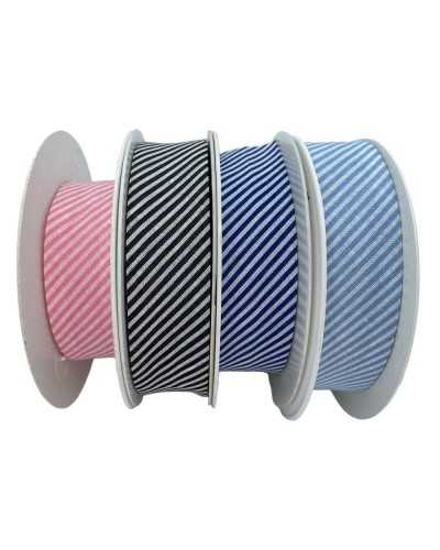 Bias trimmings diagonal printing ribbon cotton traverse 25 mm high