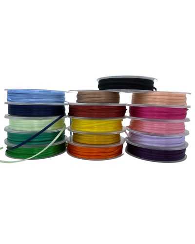 5 mt doubleface ruban double brillant satin brillant 3 mm de hauteur