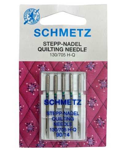 5 Needles Schmetz Stepp-Nadel Quilting Needle 130/705 H-Q 90/14