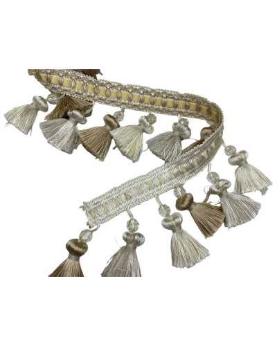 50cm chip brolacing tassel shiny shiny transparent faceted pearl 3 colors high velvet ribbon 11 cm