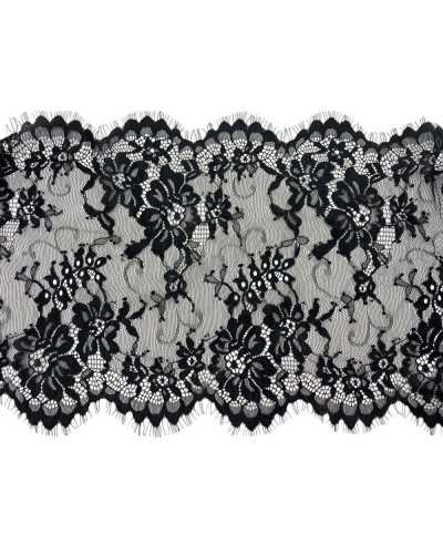 50 cm plateau plateau dentelle française chantilly noire abattu 27 cm