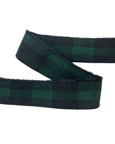 50cm elastische Zutraten Cinta Scottish Green Blue Handeffekt Wolle Mohair High 4cm
