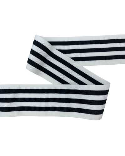 50cm Elastic Trimmings Riga Double Face Black White Gallon Spring Tape High 5cm