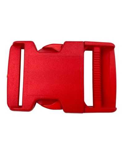 Cinta de hebilla de plástico 5 cm Marbet rojo 9.5x6 cm