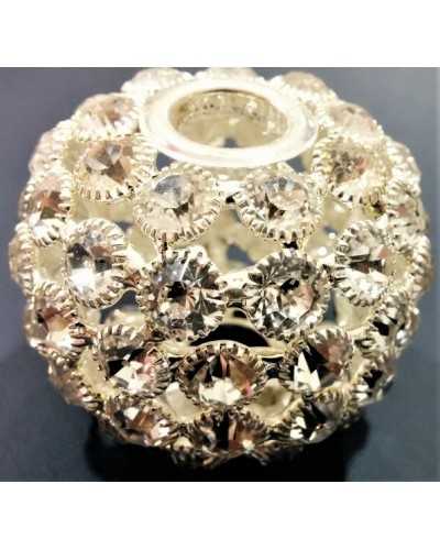 Ball Rhinestone Application Silver Shawls 5x4 Cm