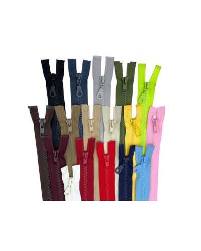 Reißverschluss-Reißverschluss-Common-Reißverschluss ZIP-verstümmelte Kunststoffzähne 1 Slider 75 cm lang