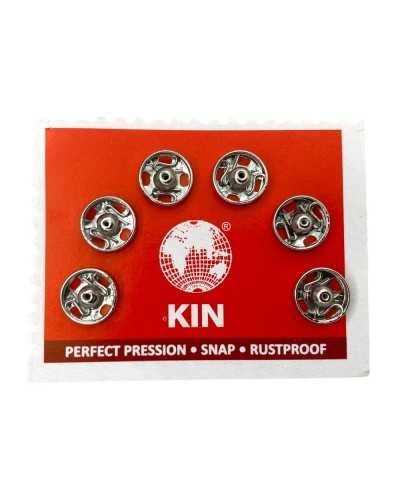 6pcs M-F Botón Automático Acero de Acero de Costura MIS-1 MM-8.5 / 8