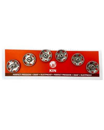 6pcs M-F Botón automático de acero de costura MIS-6 MM-15.9 / 15