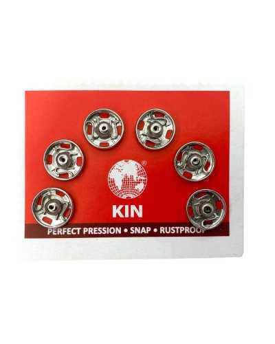 6pcs M-F Botón Automático Acero de Acero de Costura MIS-3 MM-11/10